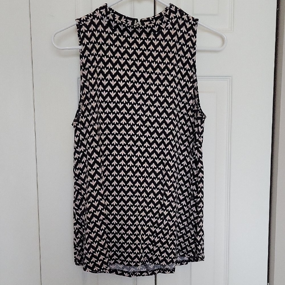 LOFT Sleeveless Blouse Cute Bug Design S
